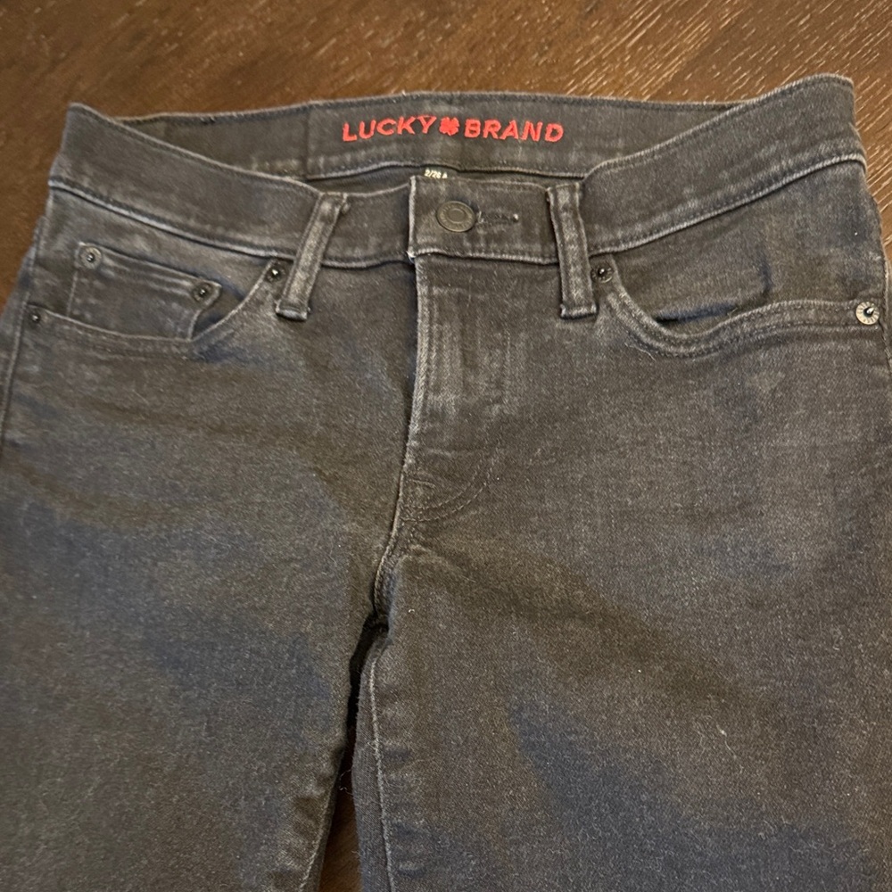 Lucky Brand Women's Black Straight Leg Jeans size 26